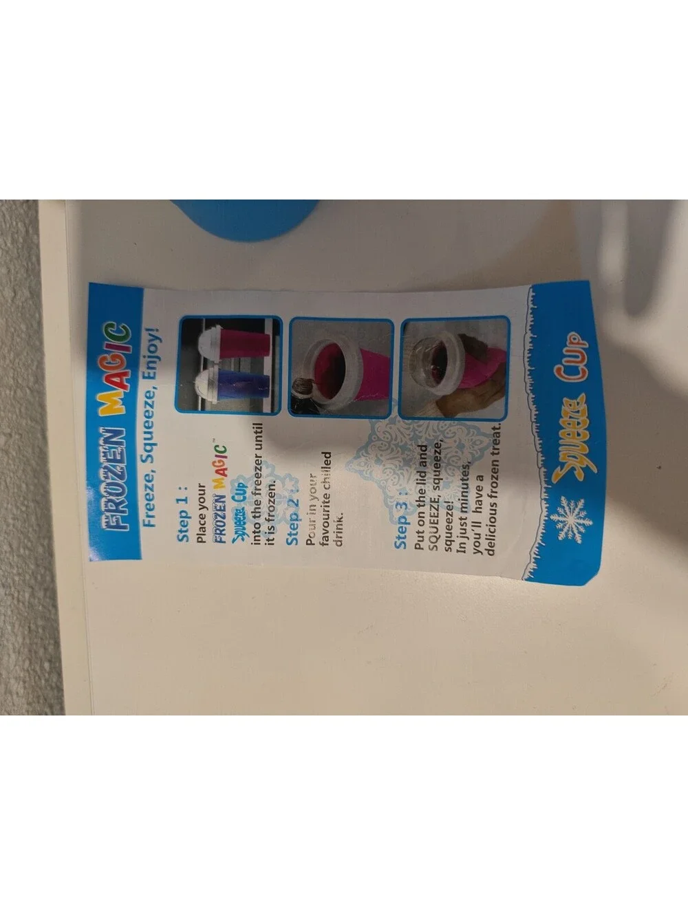 Frozen Magic Freeze Squeeze Enjoy Silicone Squeeze Cup - Re-
